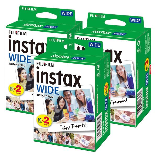 Instax Wide 20'li Film 3'lü 60 Poz Set
