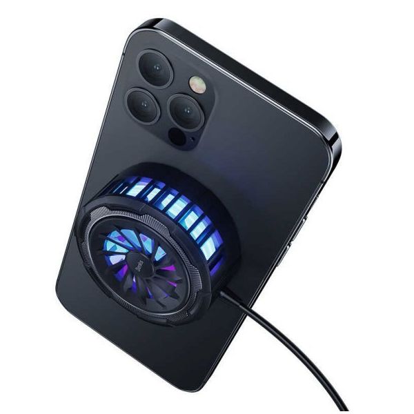 Benks W07 2in1 Magnetic Rgb Telefon Soğutucu Fan Magsafe Siyah 15 W Kablosuz Şarj Aleti