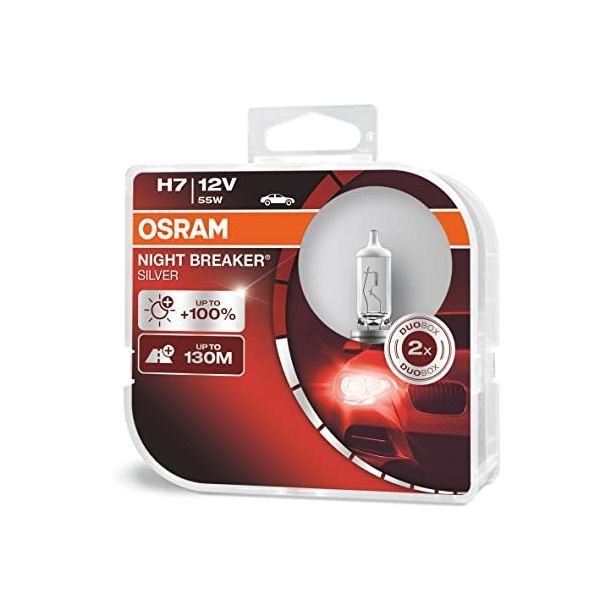 Osram Night Breaker 64210NBS 12 V H7 55 W 130 m Fazla Mesafe Halojen Lamba