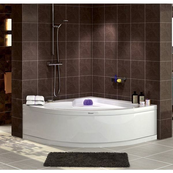 Shower Flibos Oval 120x120 cm Küvet