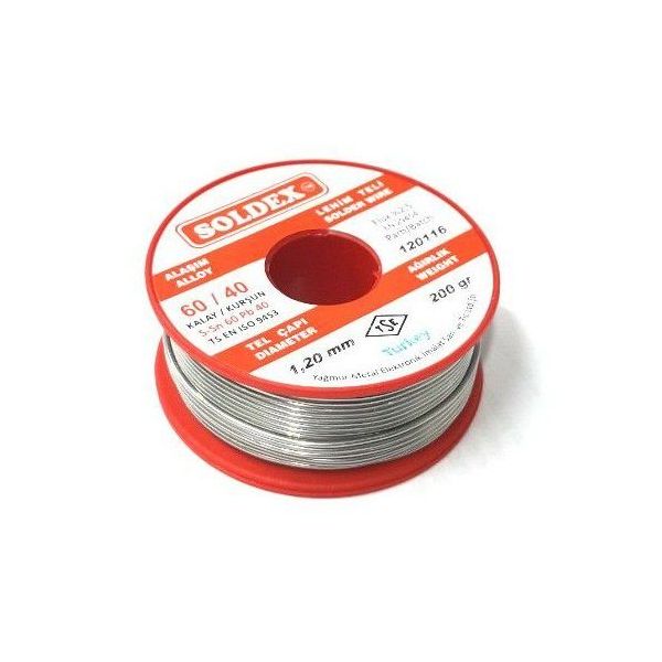 Soldex 60-40 200 gr 1.2 mm Lehim Teli