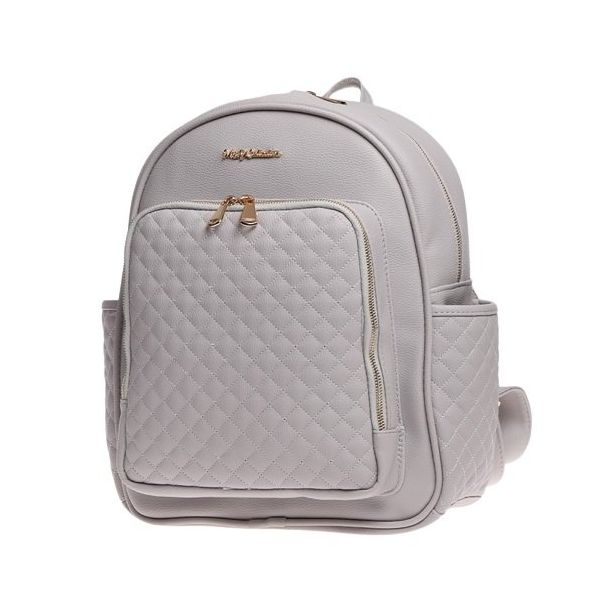 M&Y Collection 7130 Dust Gri Deri Anne Bebek Bakım Sırt Çantası
