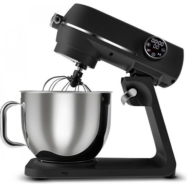 Karaca Multichef Artisan Digital Ekran 7 Litre Döküm Siyah 1800W Stand Mikser