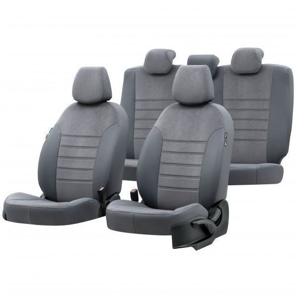 Otom Citroen C-Elysee 2012-2017 Özel Üretim London Design Füme Oto Koltuk Kılıfı