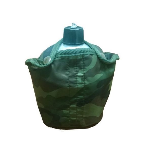 Square 930CV Bushcraft Kamuflaj Kılıflı Taşlı Matara