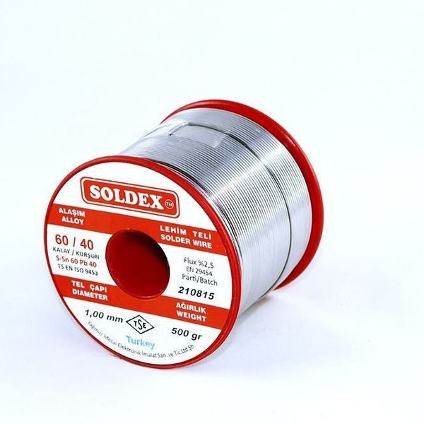 Soldex SN60-PB40 500 gr 1 mm Lehim Teli