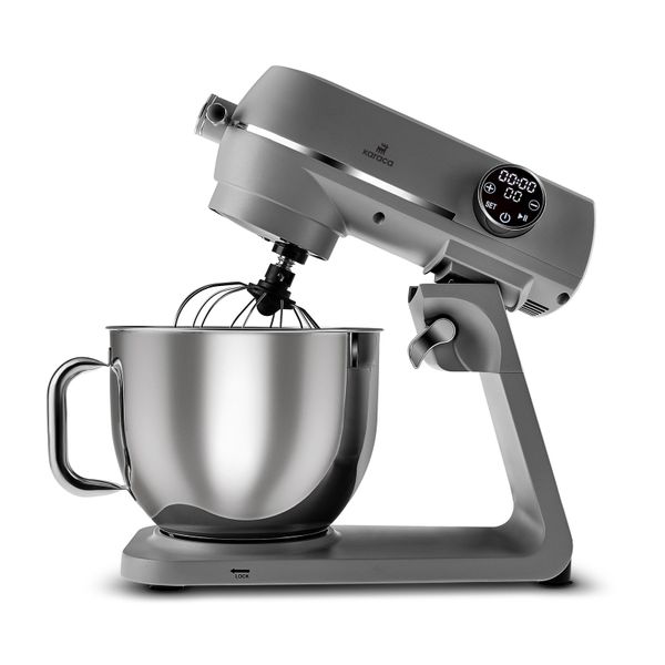 Karaca Multichef Artisan Digital Ekran 7 lt Döküm Antrasit 1800 W Stand Mikser