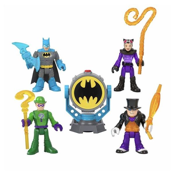 Imaginext HFD47 DC Super Friends Bat-Tech Bat Signal Figür Seti
