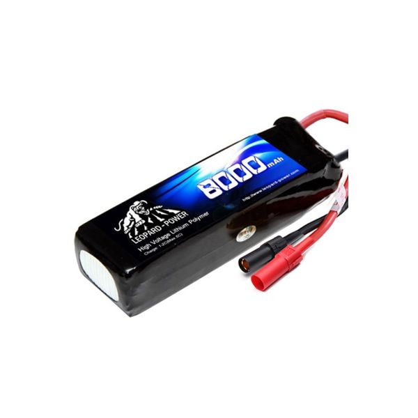Leopard Power 8000 mAh 7.4V 2S 25C UAV Multirotor Lityum Polimer Lipo Batarya