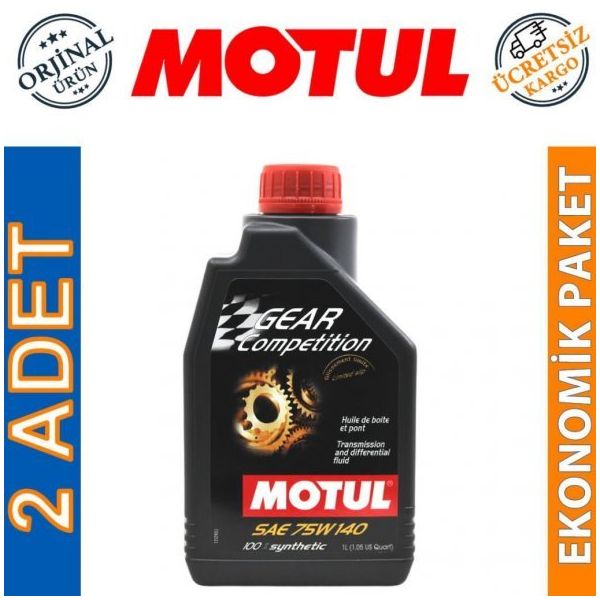 Motul Gear Competition 75w-140 1 lt 2'li Sentetik Şanzıman Yağı
