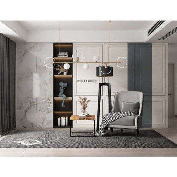 Deryawood Cedrus 45x90x45 cm Açık Ceviz Masif Ahşap Ofis Sehpası