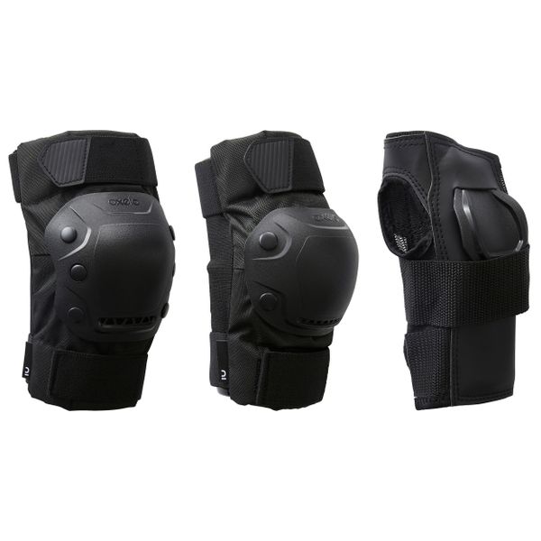 Oxelo FIT500 Siyah 3x2 Paten Yetişkin Destek Seti