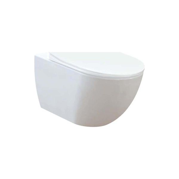 Creavit FE322-00MB00E-0000+SET Free Rim Off Kanalsız İnci Beyaz Asma Klozet