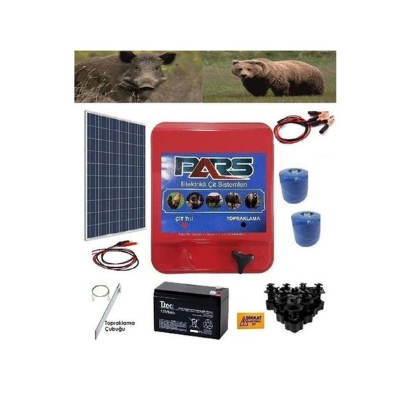 Pars 1000 Elektrikli Çit Ayı-Domuz Kovucu Eco Set