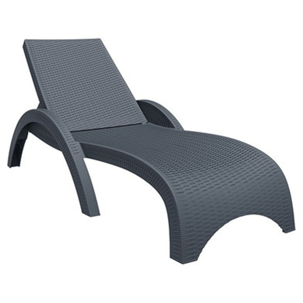 Siesta 860 Fıjı Koyu Gri Şezlong