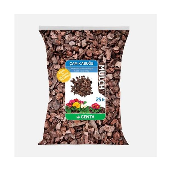 Genta 25 lt Mulch Ufak Tane Çam Kabuğu