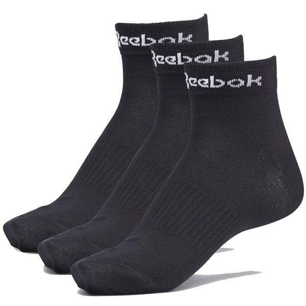 Reebok GH8166 Act Core Ankle Sock 3P Siyah Erkek Çorap