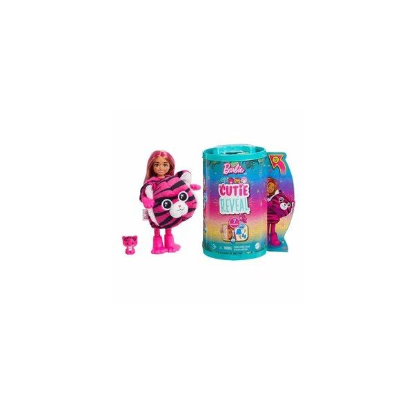 Barbie HKR15 Kaplan Cutie Reveal Chelsea Tropikal Orman Serisi Bebekler