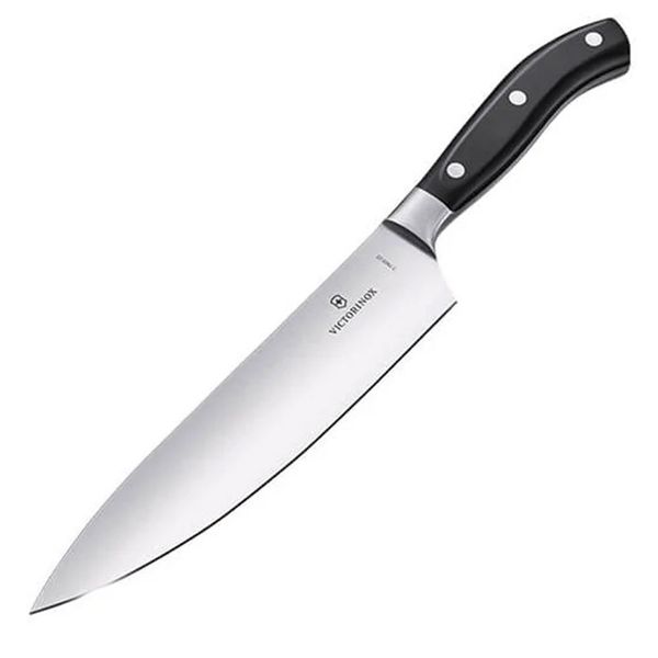 Victorinox 7.7403.22G Siyah 22 cm Dövme Çelik Doğrama Bıçağı