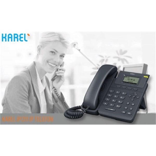 Karel IP1211 IP Poeli Masaüstü Kablolu Telefon