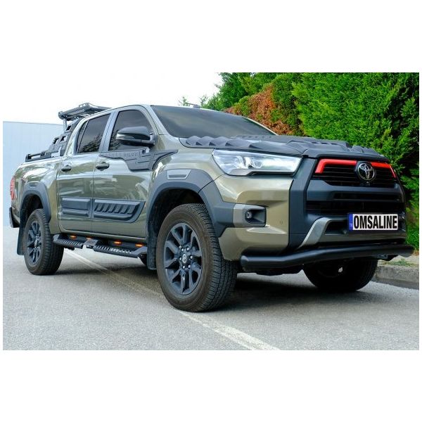 Omsa Toyota Hilux Texas Çap:76 Siyah 2020 ve Sonrası Ön Alt Koruma