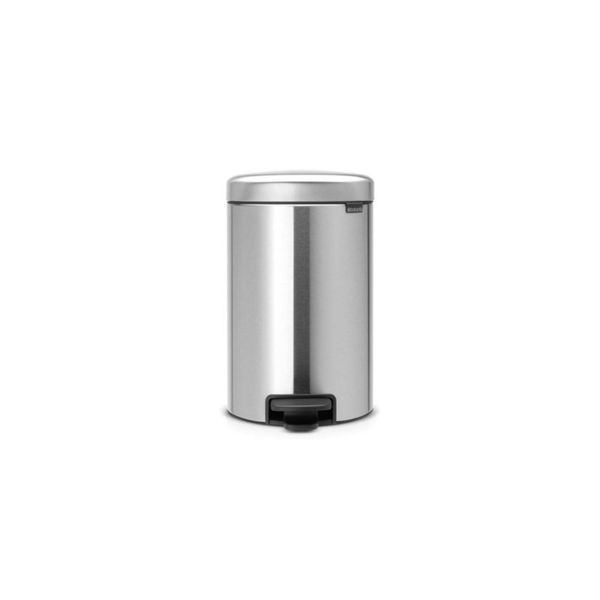 Brabantia Newicon Matt Steel Pedallı 12 lt Çöp Kutusu