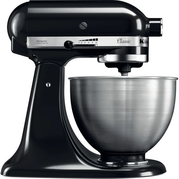 KitchenAid 5K45SSEOB Parlak Siyah 4.3 Classic Stand Mikser