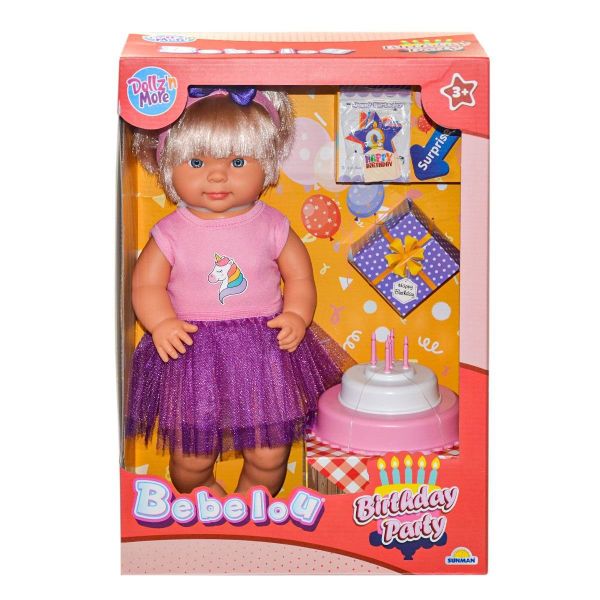 Sunman 40021 40 cm Bebelou Doğum Günü Bebek