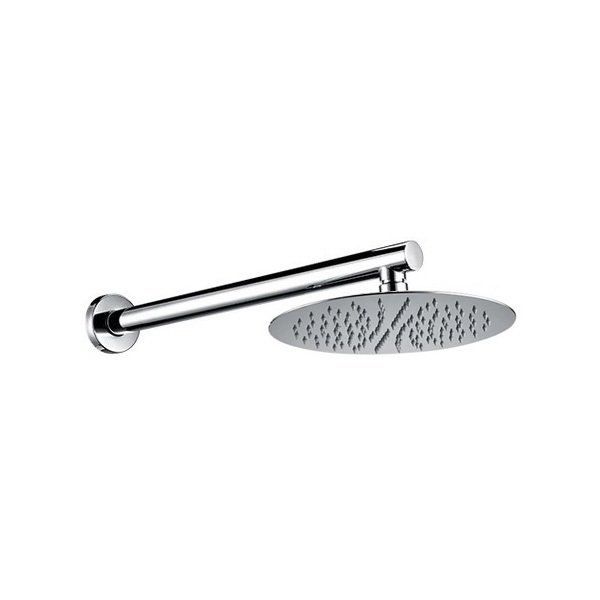 Fause Ankastre Borulu Oval Slim Metal 20 cm Duş Başlığı