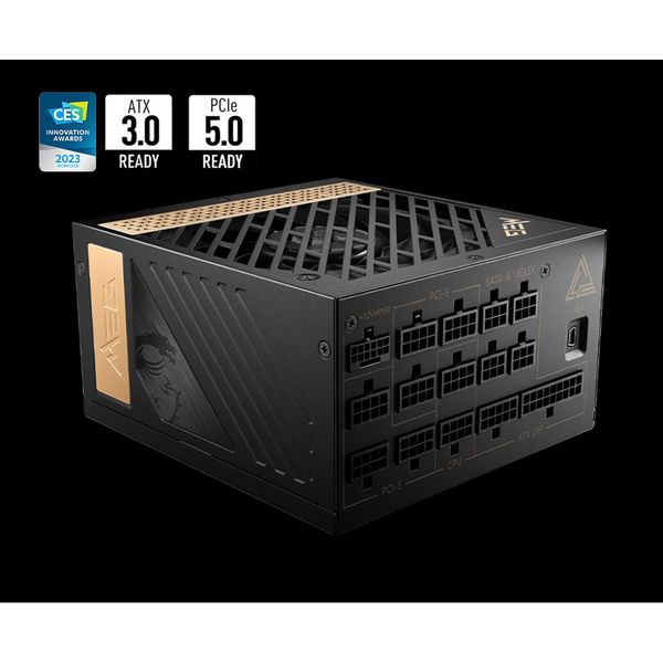 MSI MEG AI1300P PCIE5 1300W 80+ PLATINUM Power Supply
