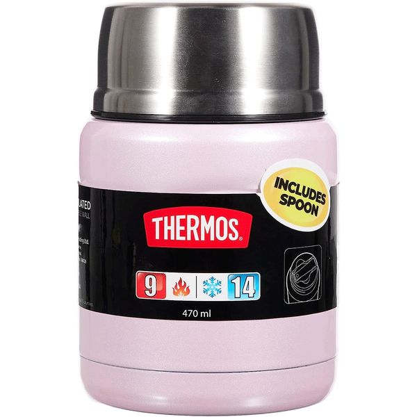 Thermos SK3000 Stainless King 470 ml Pembe Çelik Yemek Termosu