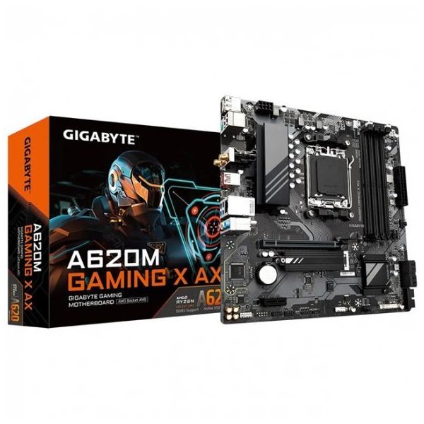 Gigabyte A620M Gaming X AX AMD AM5 DDR5 Micro ATX Anakart