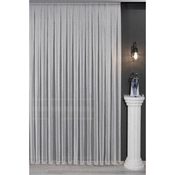 Evdepo Home 1-2 Seyrek Pile Tek Kanat Ekru 260x260 cm Tül Perde