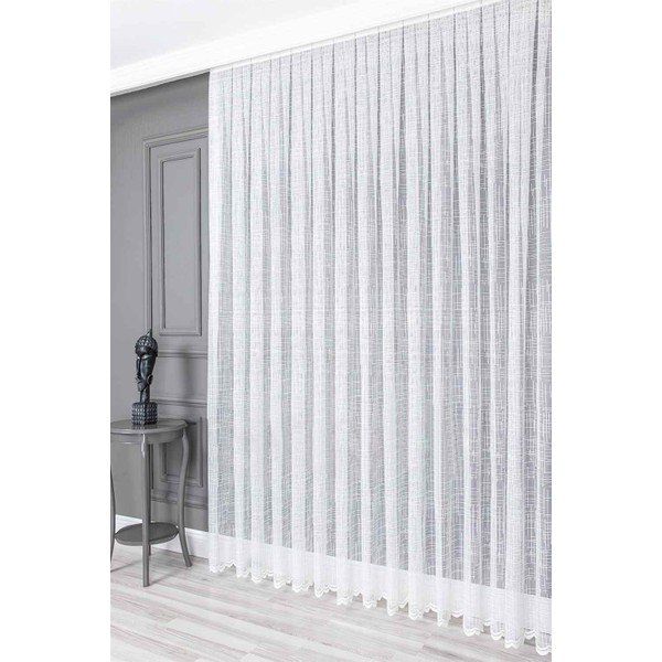 Evdepo Home 1-2 Seyrek Pile Tek Kanat Ekru 240x260 cm Tül Perde