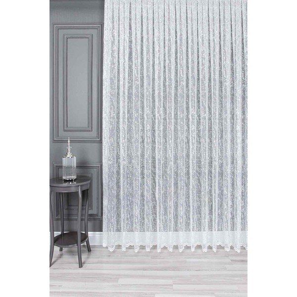 Evdepo Home 1-2 Seyrek Pile Tek Kanat Ekru 420x240 cm Tül Perde