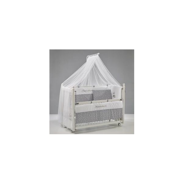 Meltem Smart Mondo Sallanır Ahşap 60x120 cm Beyaz Moon Anne Yanı Beşik