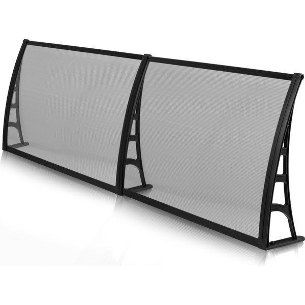 Gardenplast Lotus 70x240 Şeffaf Kapı Pencere Üstü Pratik Sundurma
