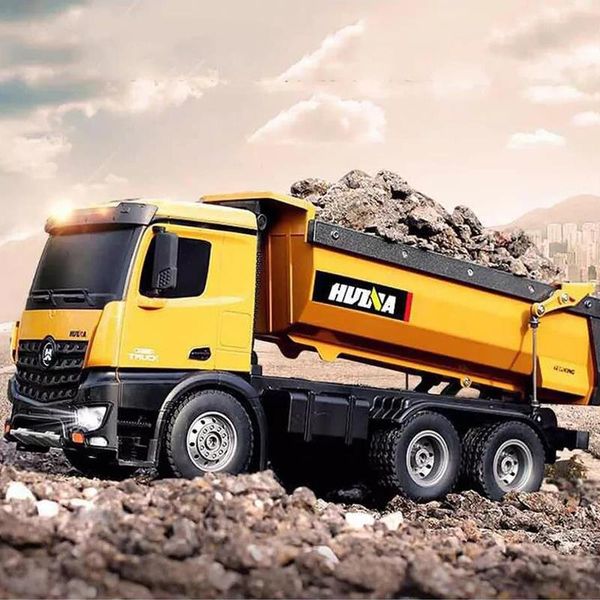 Huına Huina 1582 1:14 RC Model Profesyonel Uzaktan Kumandalı Damperli Kamyon
