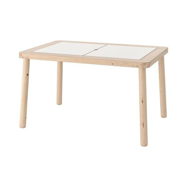 IKEA Flisat Huş Beyaz 83x58 cm Çocuk Masası