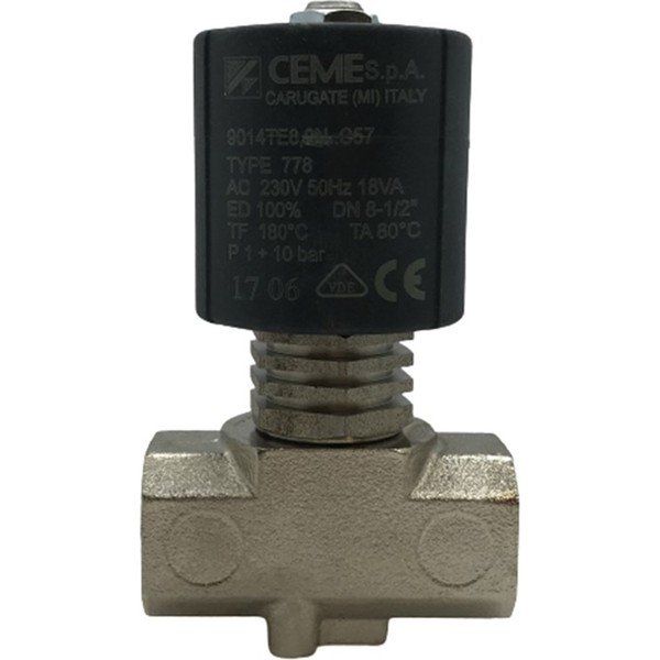 Ceme 1/2 2 Yollu-Konik 9014 Ütü Solenoid Valf