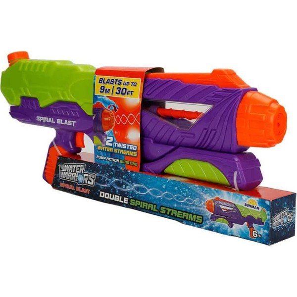 Sunman Yeşil Water Warriors Spiral Blast Su Tabancası