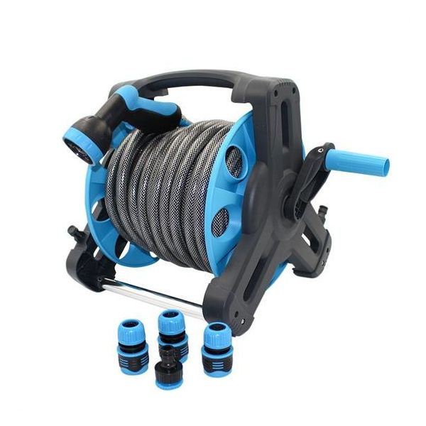 Hegi SXG-11002 20 mt Bahçe Sulama Hortum Makarası Seti