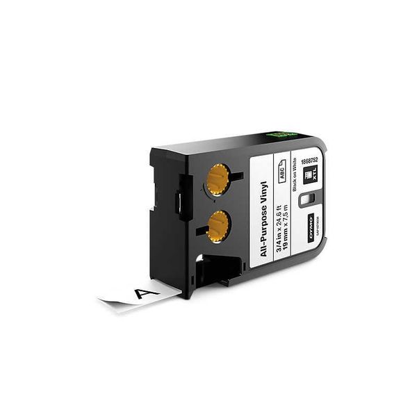 Dymo XTL DY-1868752 Beyaz-Siyah 19x7 mm Vinil Etiket