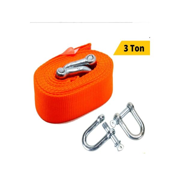 Leader Kumaş Çeki Çekme Halatı 3 Ton / 3 Metre