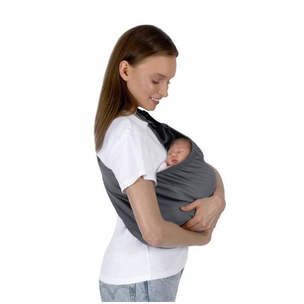 Sevi Bebe Pratik Sling Gri Kanguru