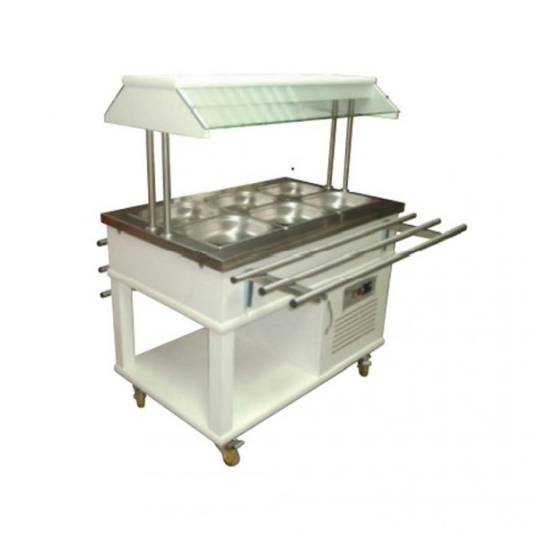 Atalay ASSB-03 Orta Tip Ahşap Kaplama GN 1/1 3 230 V Saladbarlar