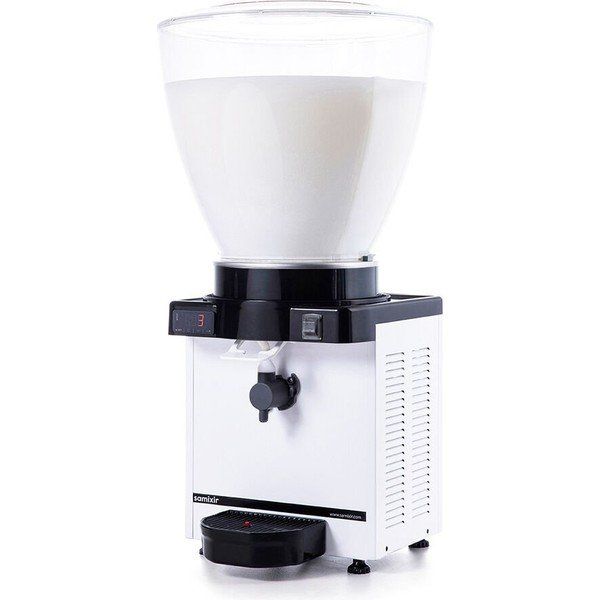 Samixir KAM40 Panoramik 40 lt Beyaz Köpüklü Ayran Dispenseri