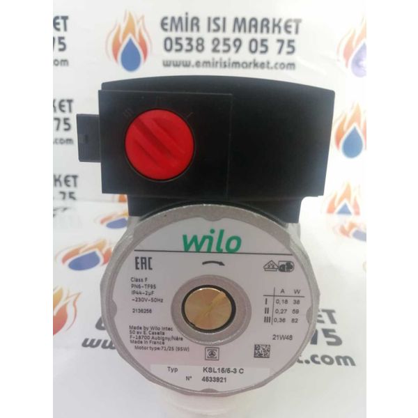 Wilo Kombi Orjinal Ürün 82 W Sirkülasyon Pompası