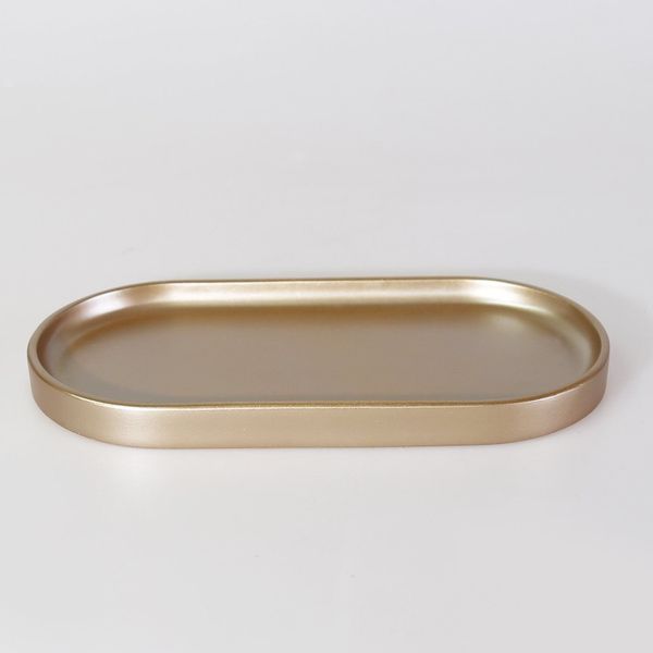 Selim Victoria Küçük Vizon Oval Tepsi