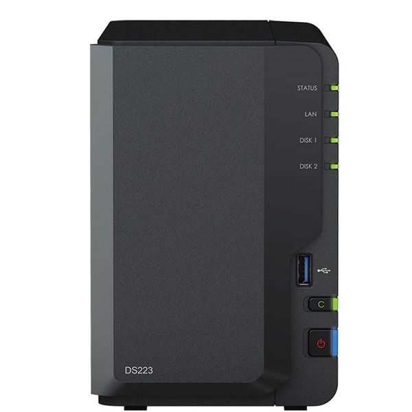 Synology DS223 2 Yuvalı NAS Depolama Ünitesi